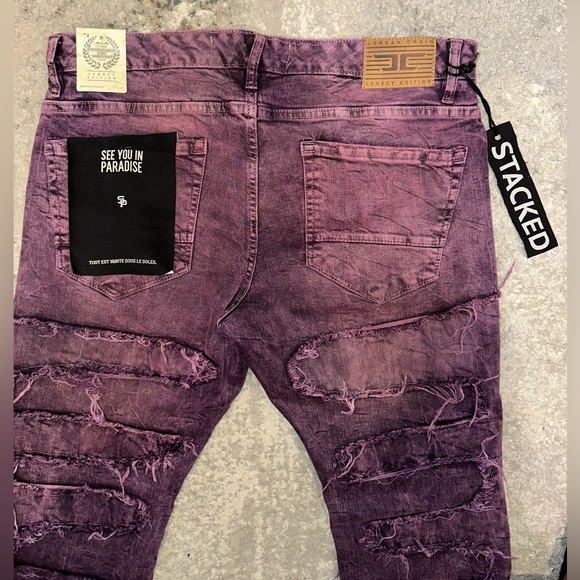 Jordan Craig | MARTIN STACKED - PYTHON DENIM - Picture 4 of 7